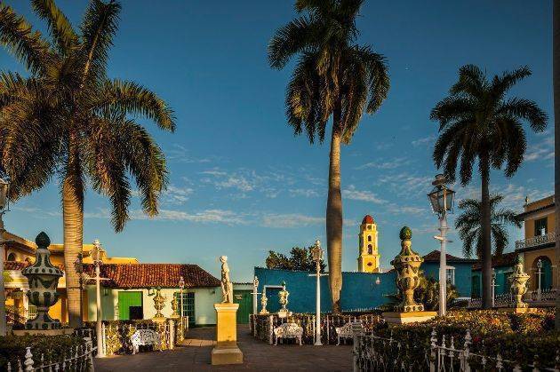 Cuba, Sancti Spíritus, Trinidad . View of Plaza (square) Mayor in the historical centre of the town, Image: 204340839, License: Rights-managed, Restrictions: , Model Release: no, Credit line: Profimedia, Corbis