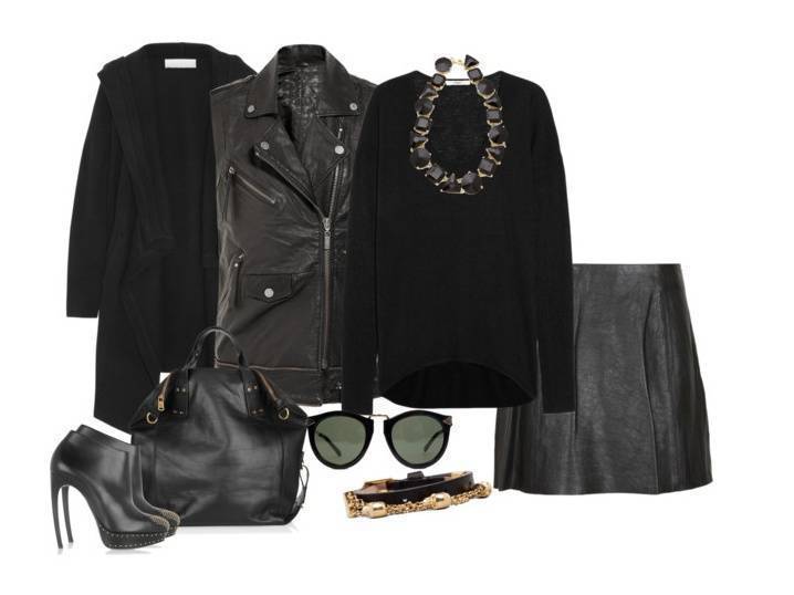 all black outfit