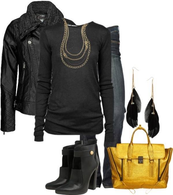 "Black & Gold" by lagu on Polyvore